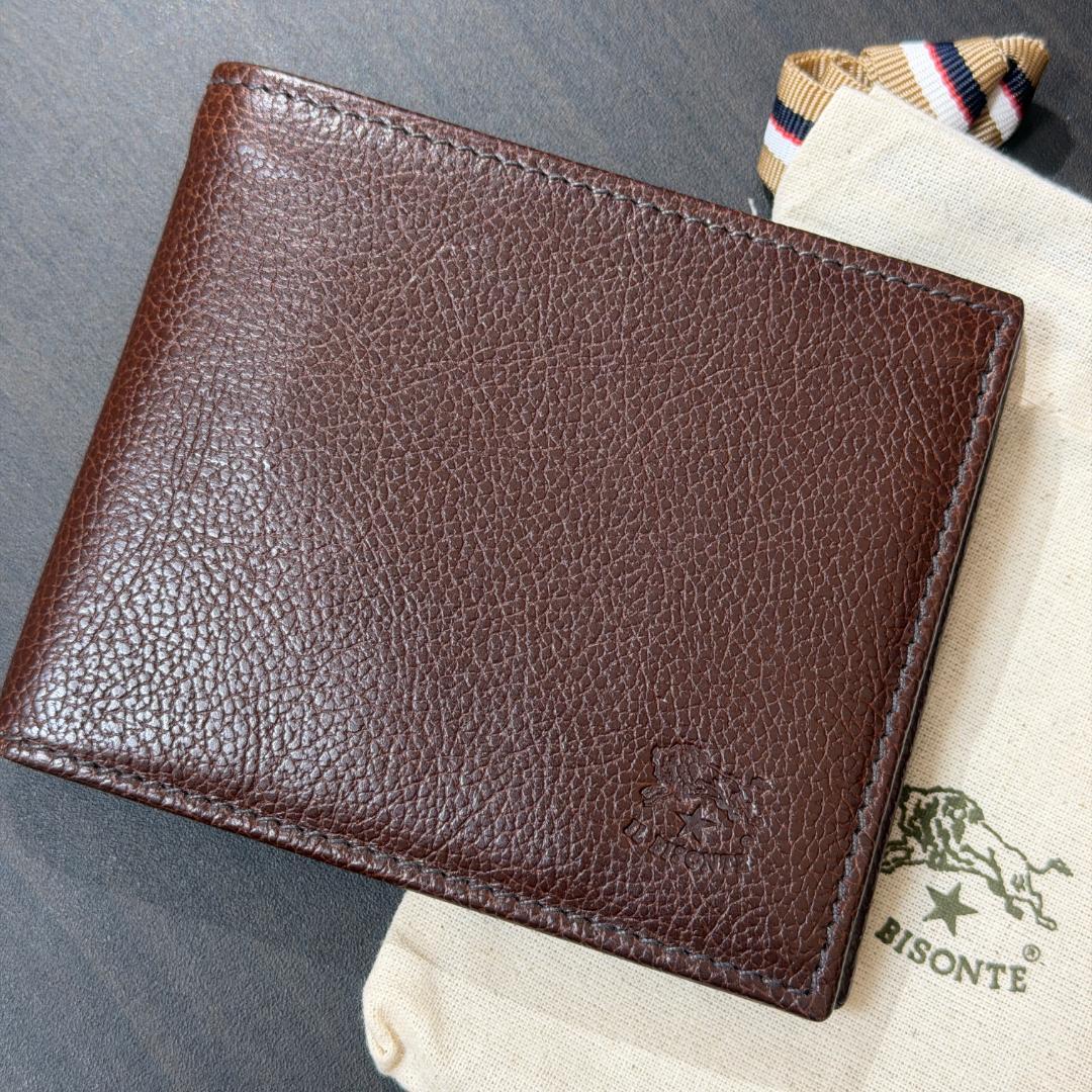 【新品未使用】イルビゾンテ 二つ折り 財布 ブラウン
