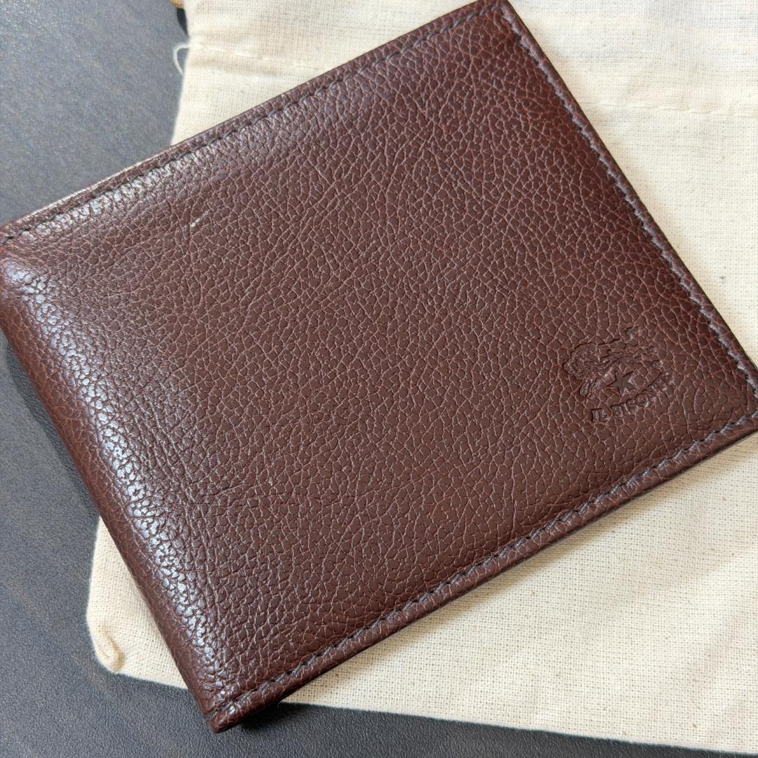 【新品未使用】イルビゾンテ 二つ折り 財布 ブラウン