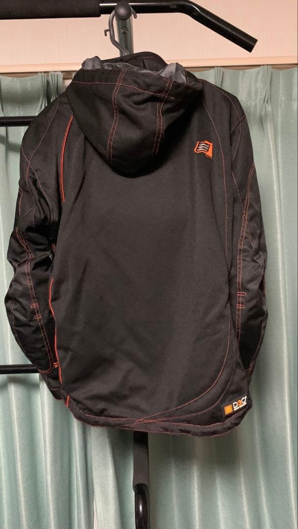 hyod バイクジャケット Mサイズ 黒/オレンジ