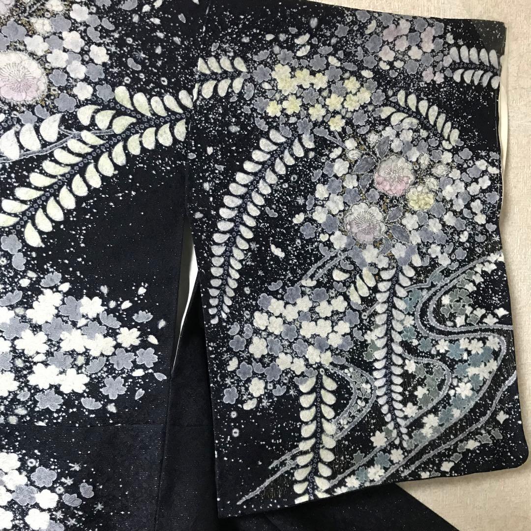 吉乃一廉銀通し辻ヶ花訪問着（新品未使用）