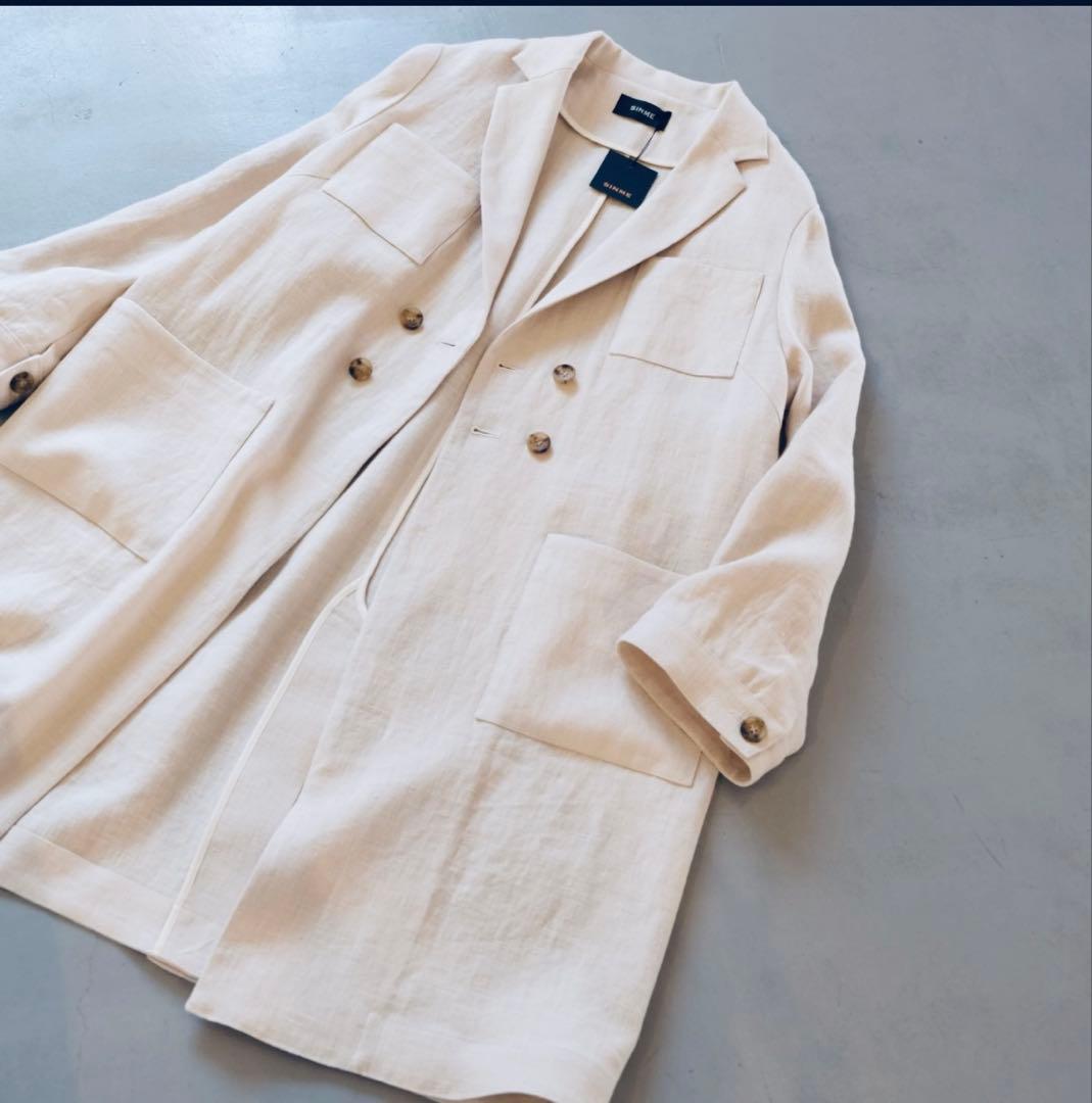 ぴーこさま専用　SINMEリネンショップコート