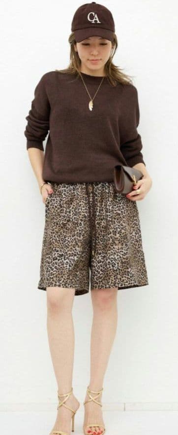 新品未使用【L'Appartement】レオパードショートパンツ