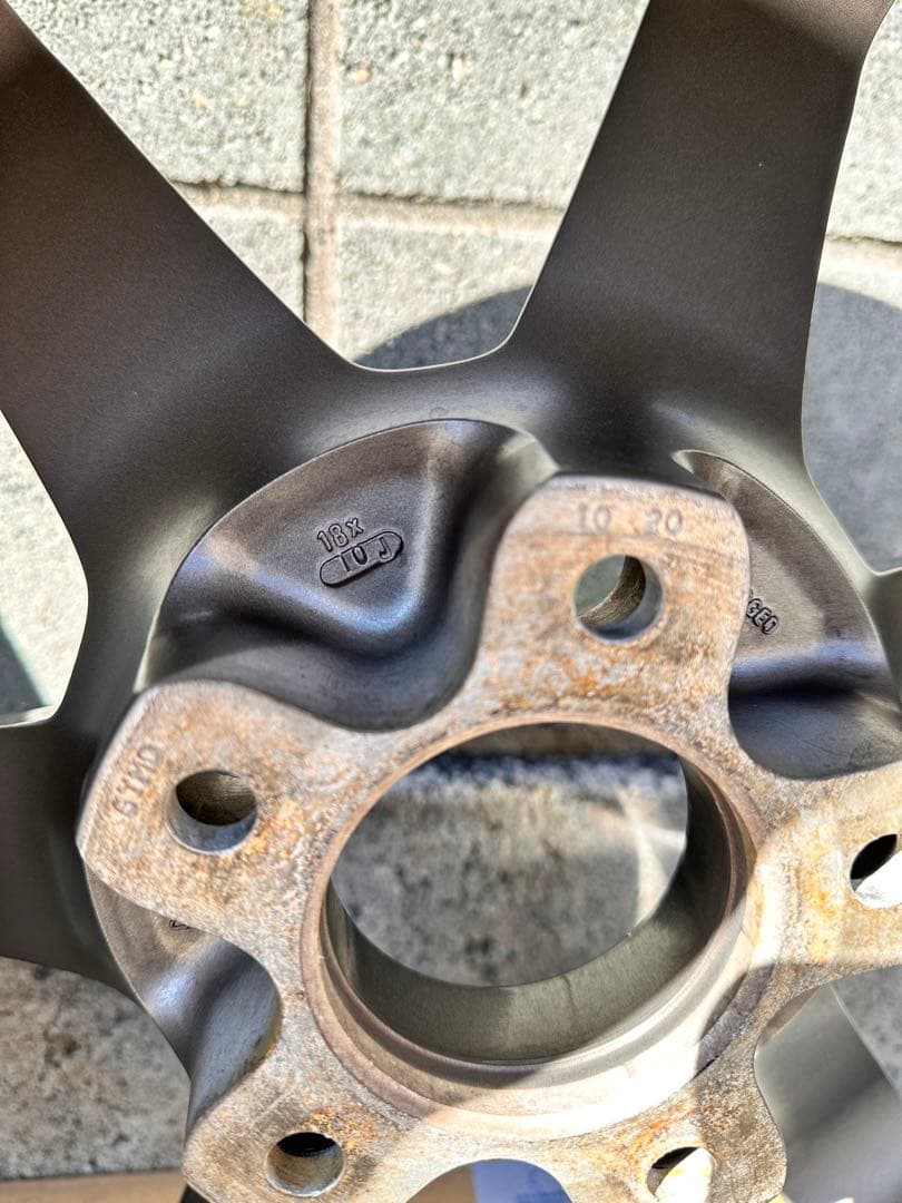 RAYS TE37 SL 18インチ ブラックホイール 4本セット