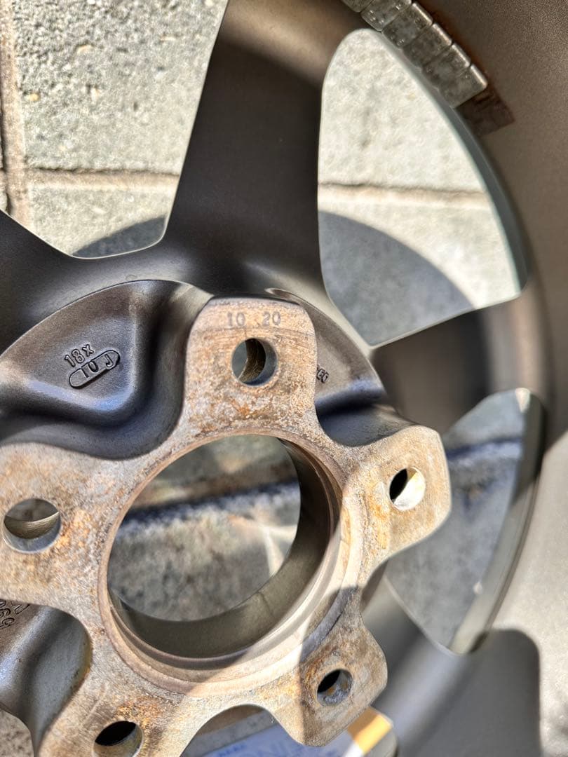 RAYS TE37 SL 18インチ ブラックホイール 4本セット