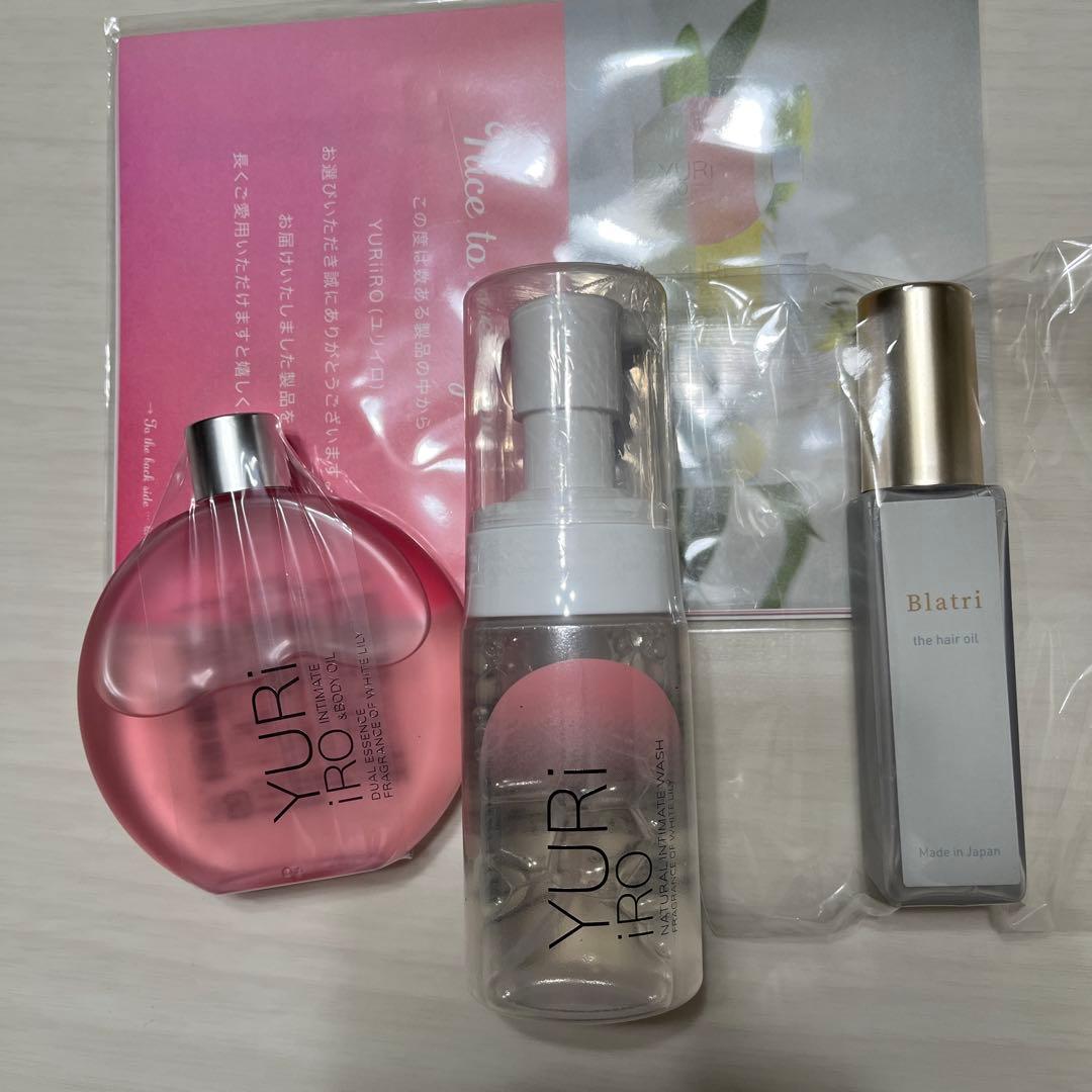 ユリイロボディオイル & ボディミスト&ヘアオイルセット