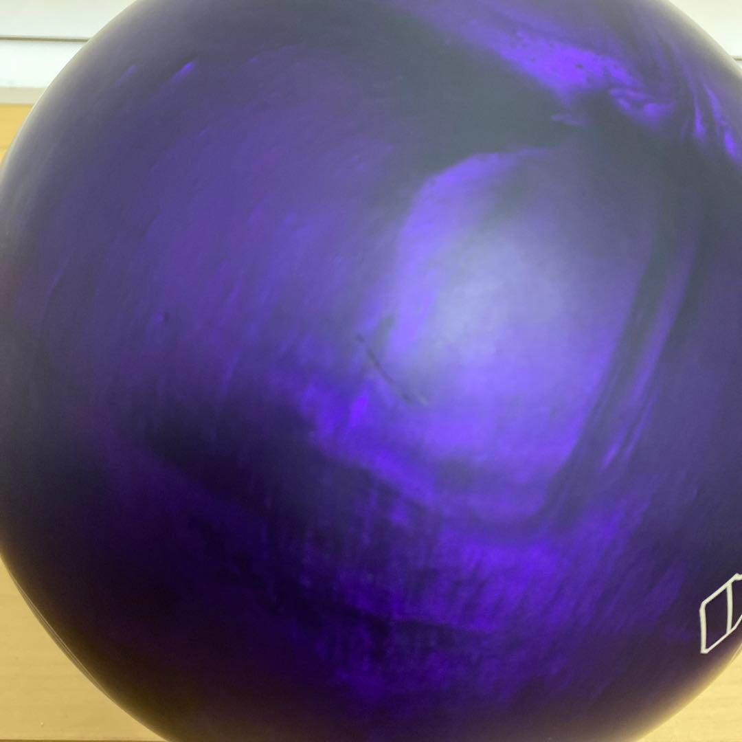 ボウリングボール パープルパールウレタン 中古 元箱なし