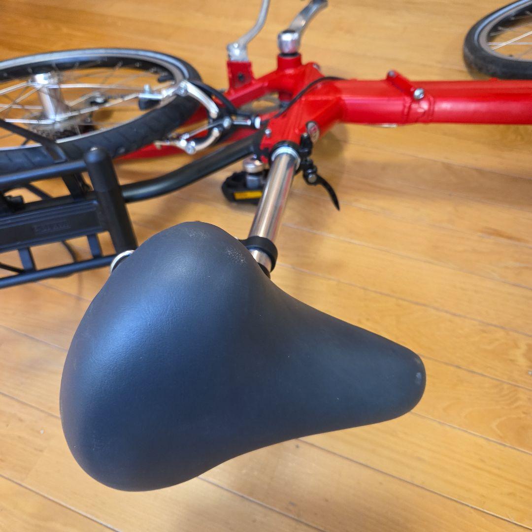 ジャイアントHalfway　(ハーフウェイ)　折りたたみ自転車　カラー赤レッド