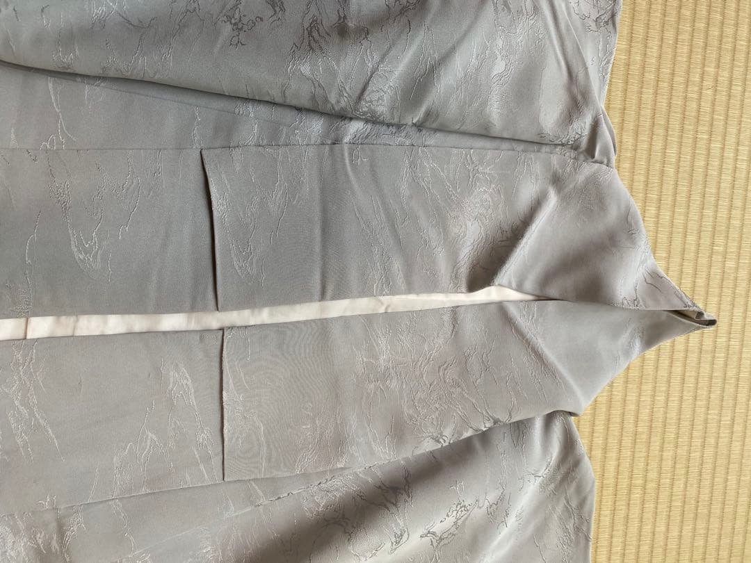 【着物5点セット】袷　色無地　水色　ママ着物　入学　卒業　お茶会