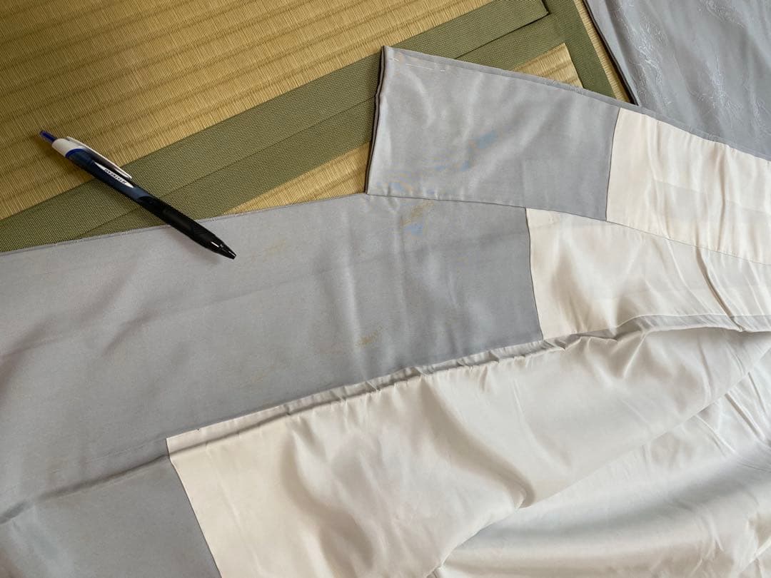 【着物5点セット】袷　色無地　水色　ママ着物　入学　卒業　お茶会