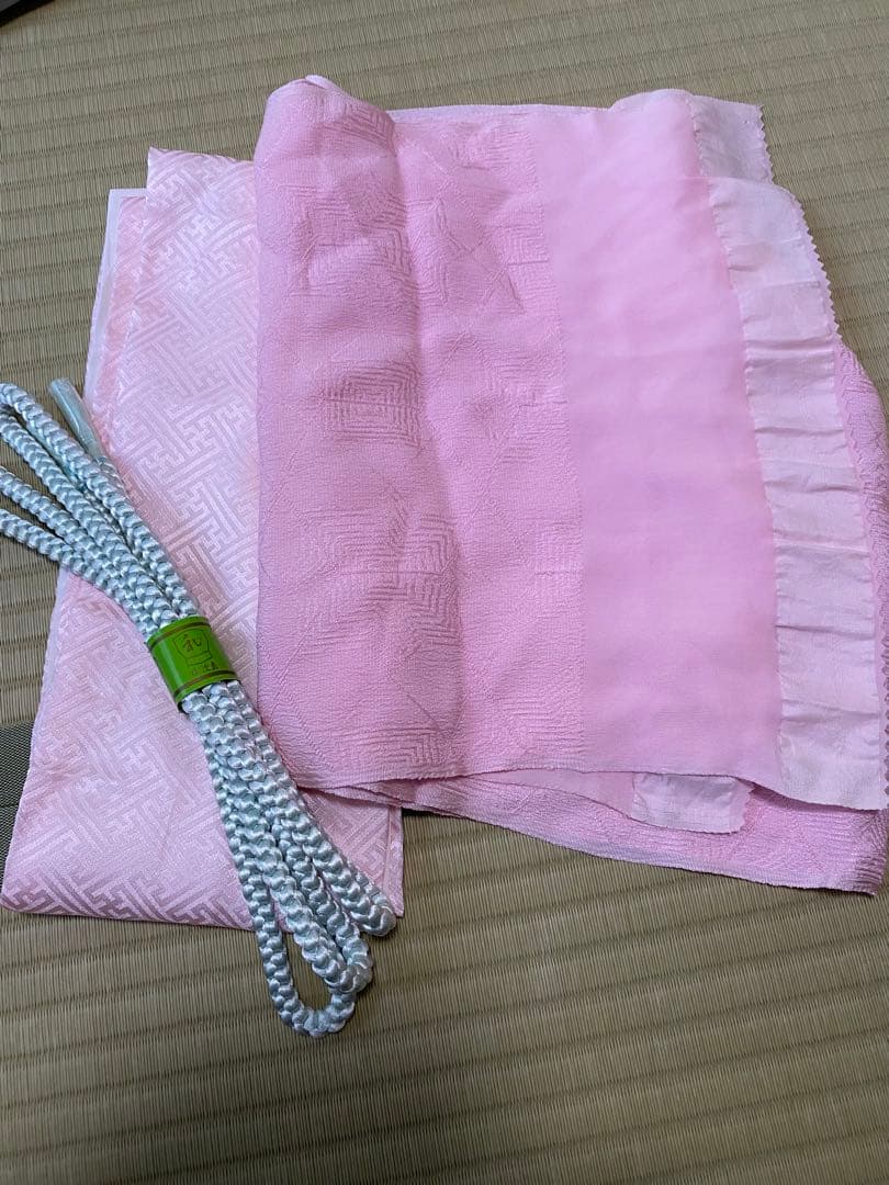 【着物5点セット】袷　色無地　水色　ママ着物　入学　卒業　お茶会