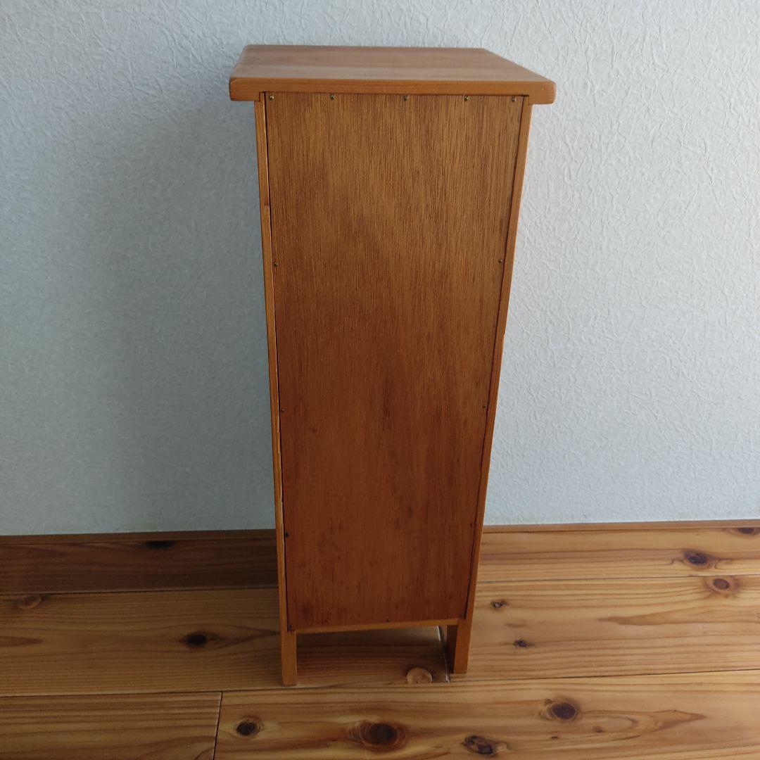 木製4段引き出しミニチェスト