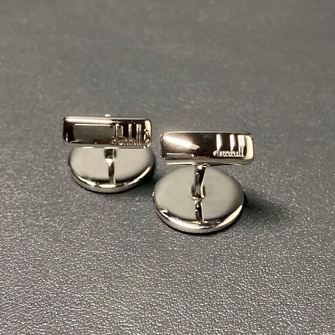 【美品】ダンヒル　カフリンクス　トゥイニーデビル　オーバルブルー　シルバー925