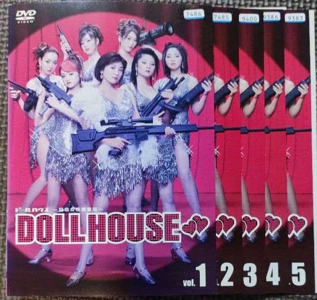 DVD　ドールハウス特命女性捜査班　全巻セット　全５巻