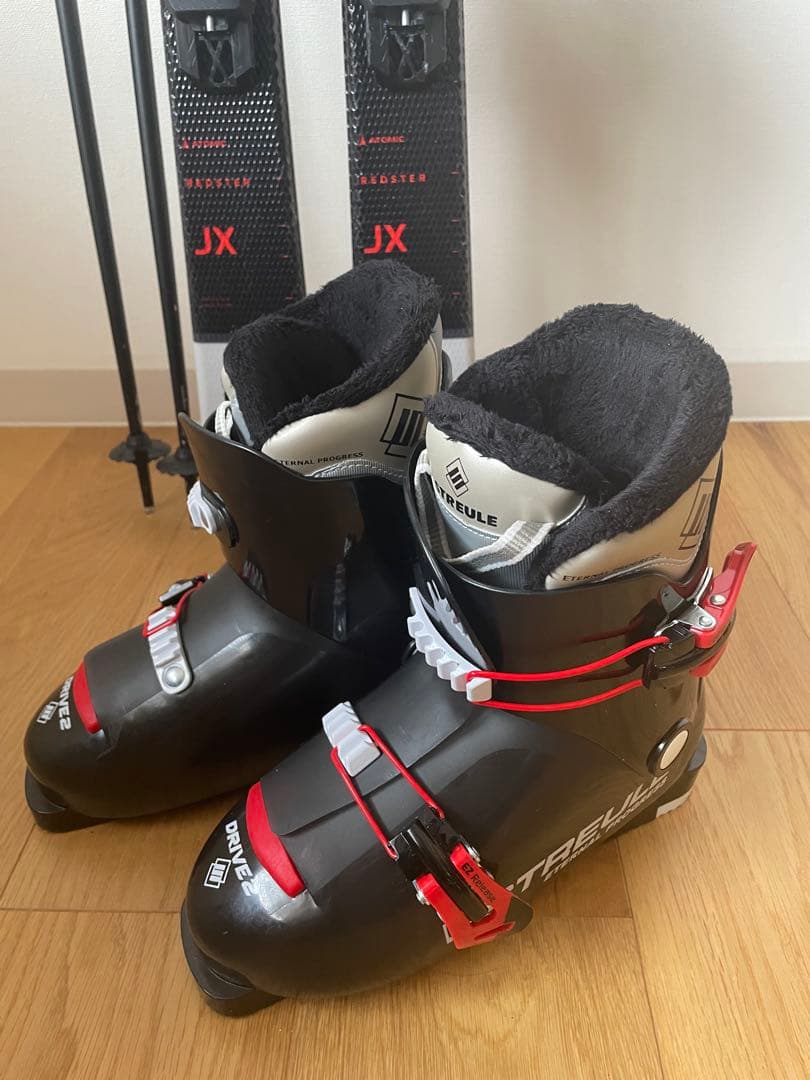 n*0様 アトミック ATOMIC ジュニア スキー 4点 セット　140cm