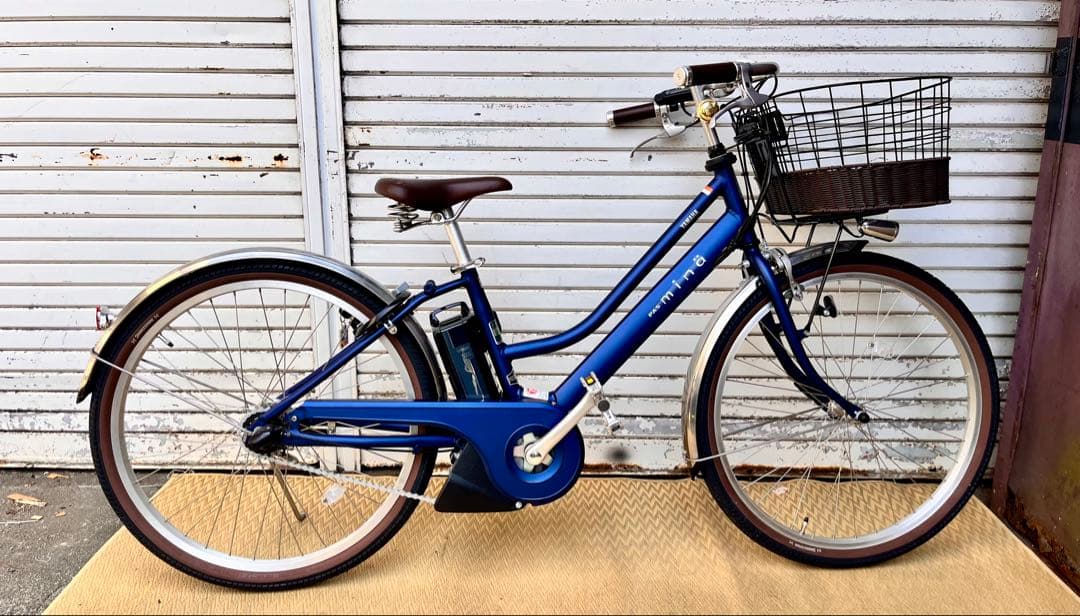 ③ 【送料無料】ヤマハ PAS mina 電動アシスト自転車26インチ　書類あり
