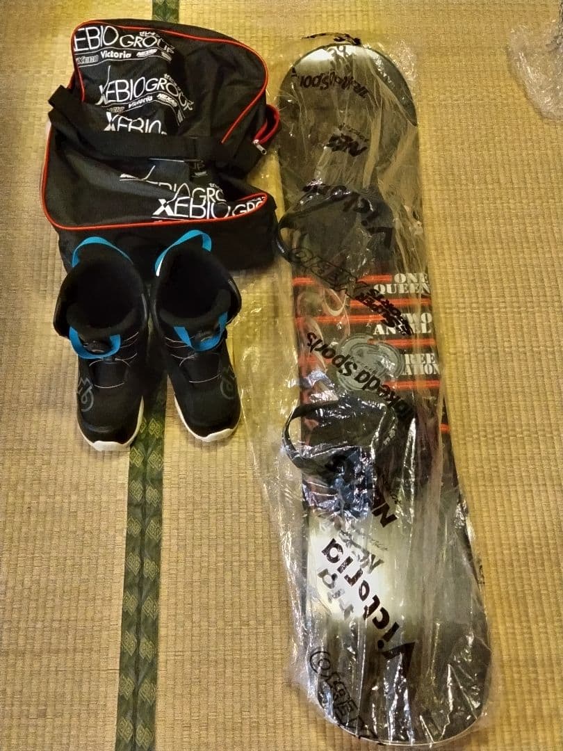 【１回だけ使用】キッズスノーボード　ダイヤルブーツ　バインディング　３点セット他