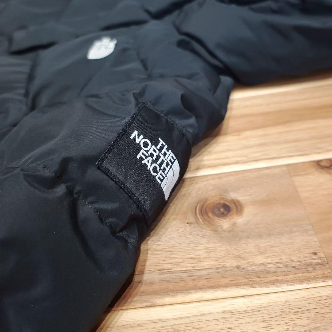 美品　限定　ノースフェイス　ロング　ダウンジャケット　ブラック　キッズ110