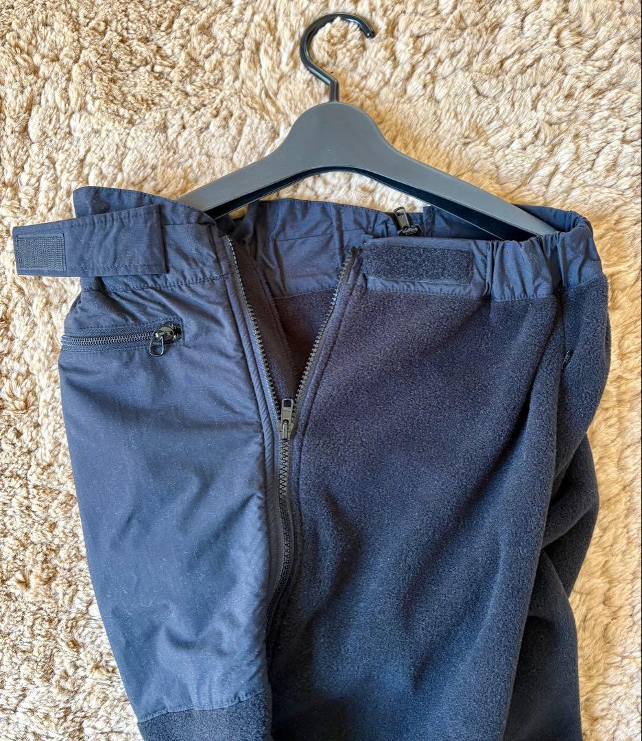 THE NORTH FACE フリースパンツ ブラック(サイドフルジッパー付き)