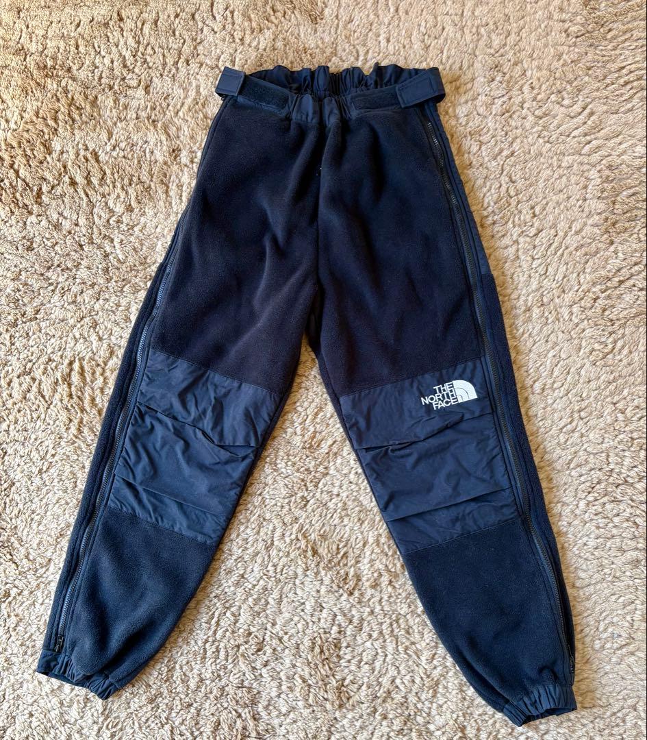 THE NORTH FACE フリースパンツ ブラック(サイドフルジッパー付き)