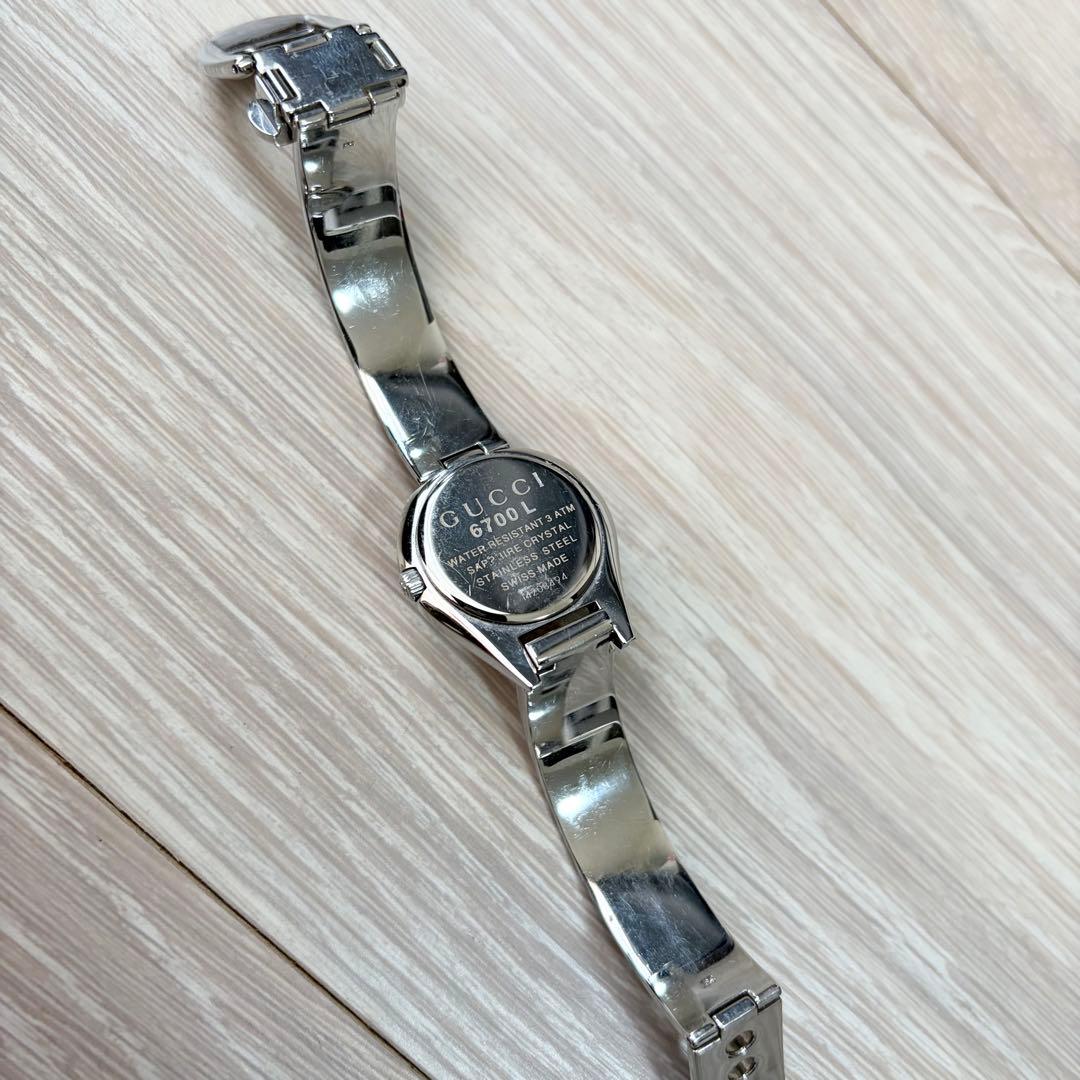 GUCCI シルバー アナログ腕時計 6700L