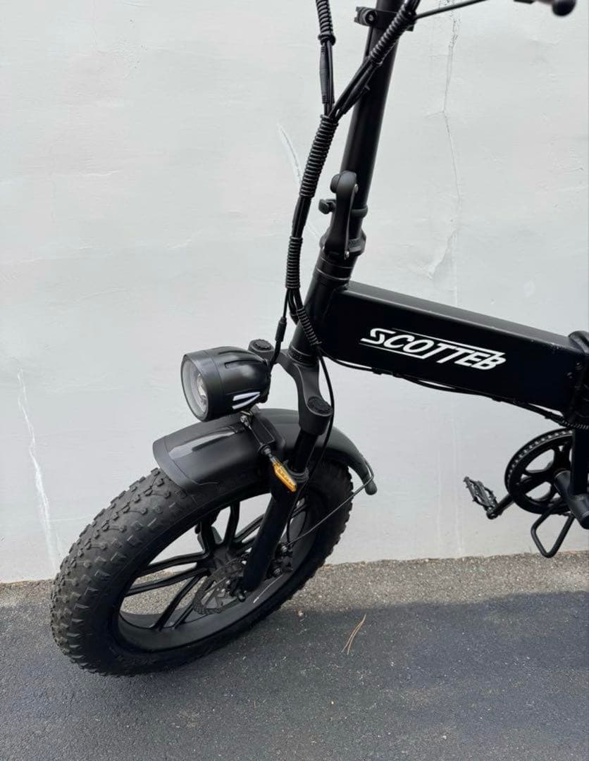 SCOTTEB 電動自転車 電動アシスト 5段階アシスト　ブラック