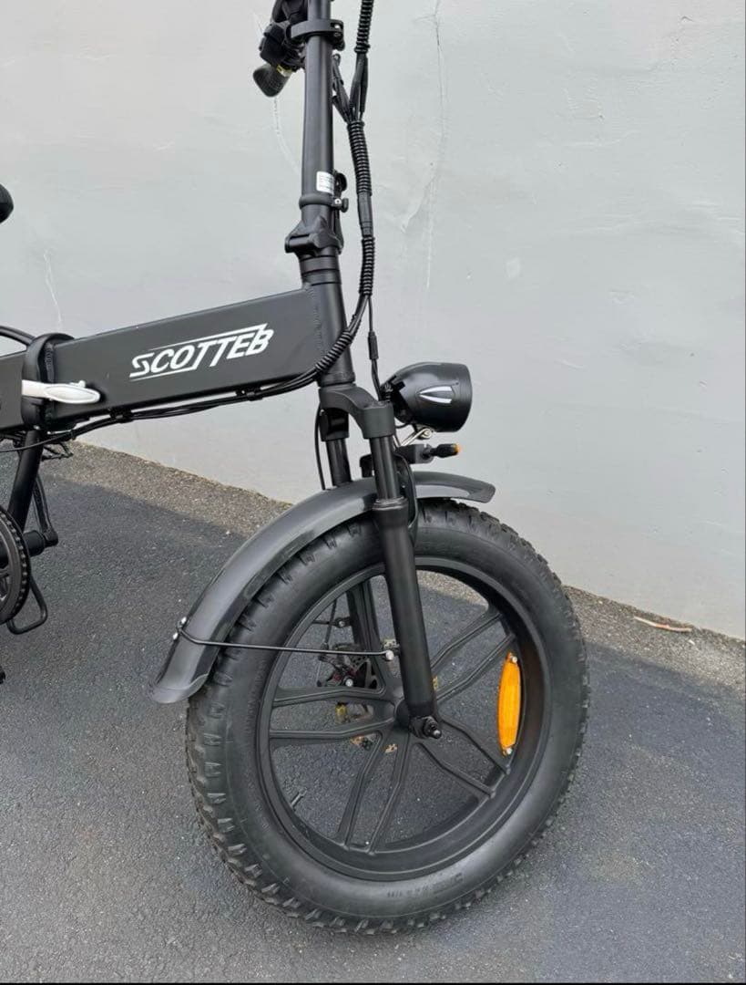 SCOTTEB 電動自転車 電動アシスト 5段階アシスト　ブラック