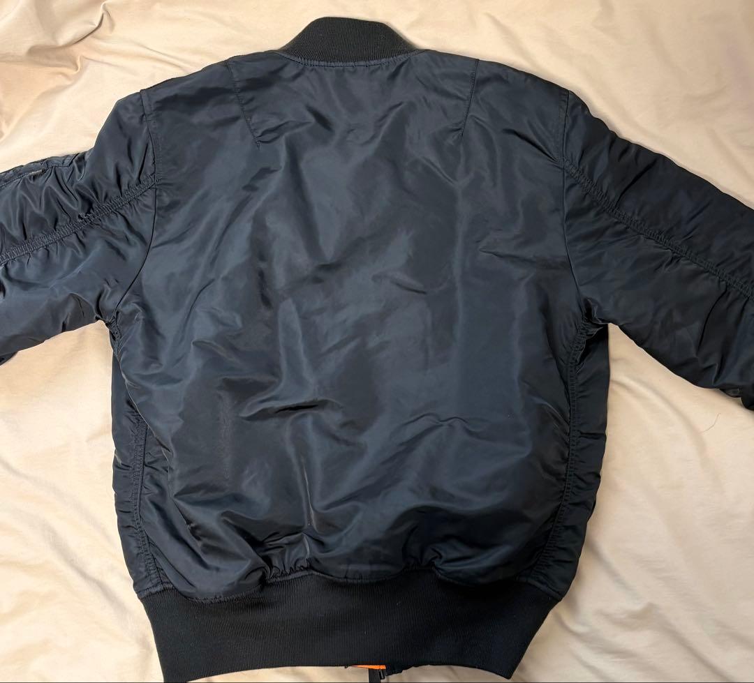 Alpha Industries MA-1 Lサイズ ブラック