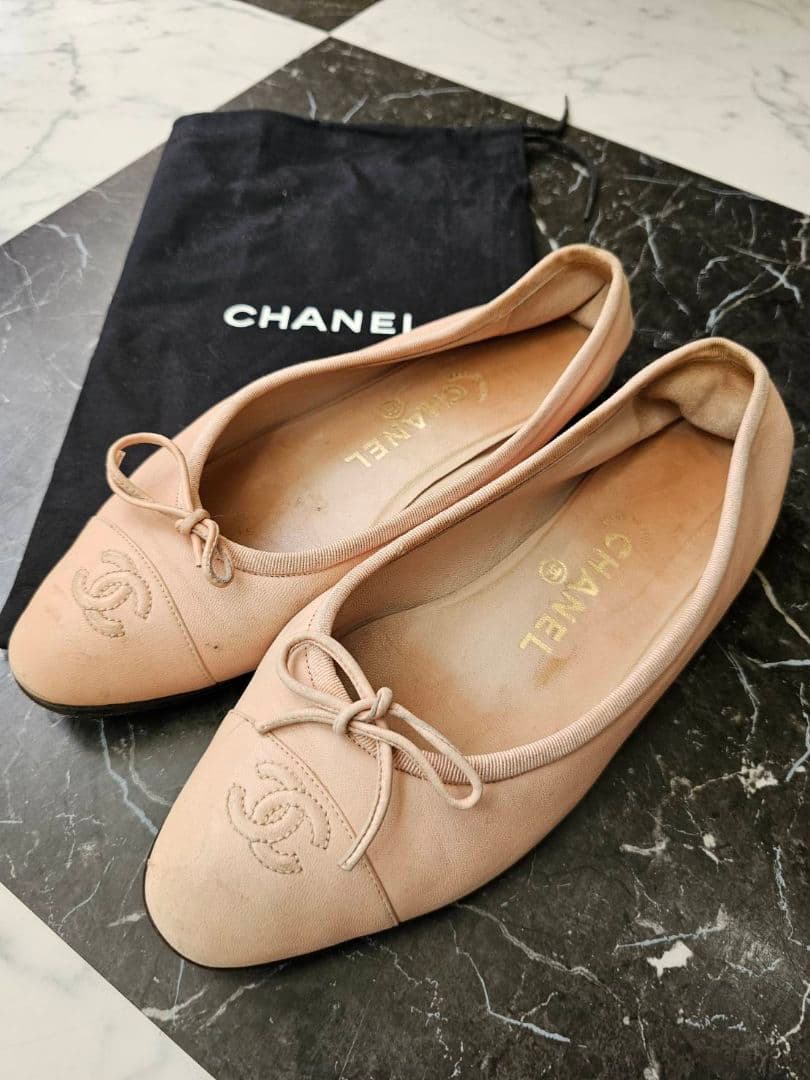 CHANEL　フラットシューズ　38サイズ