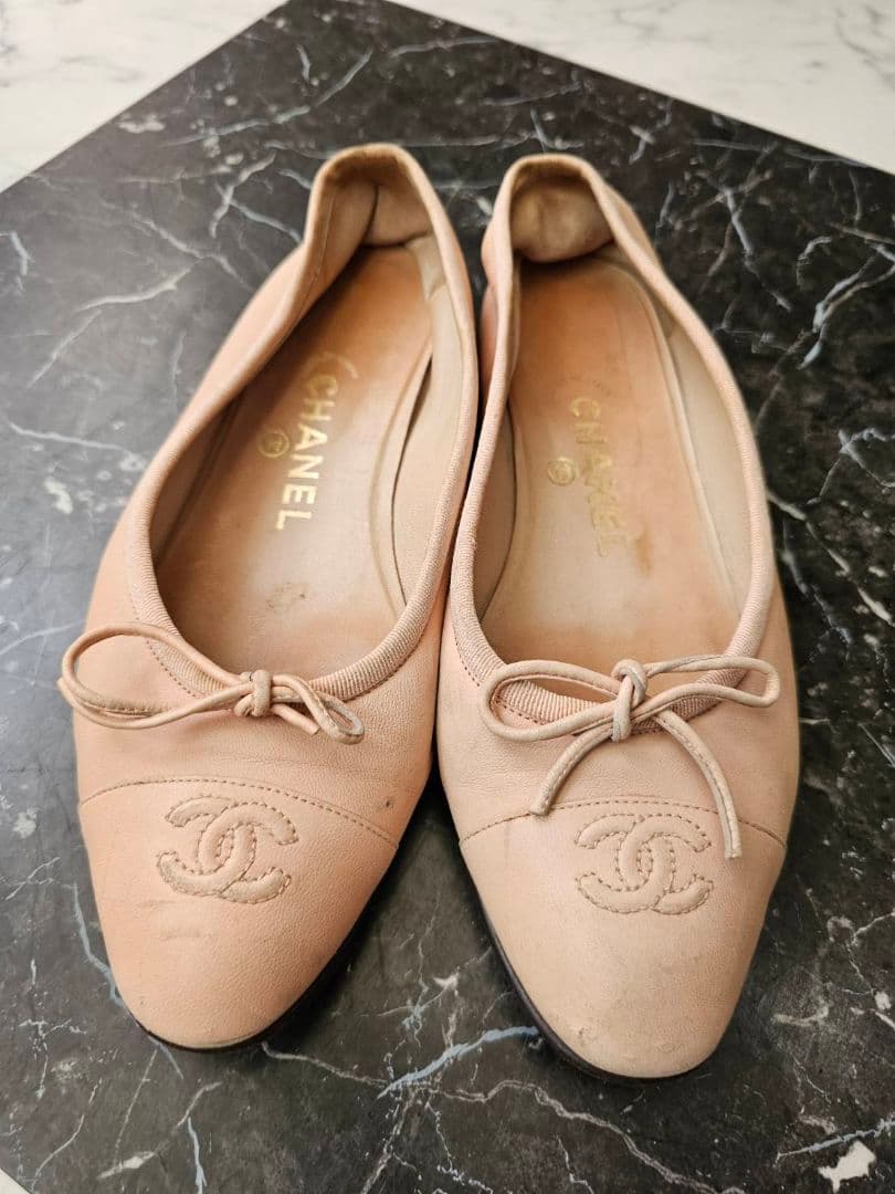 CHANEL　フラットシューズ　38サイズ