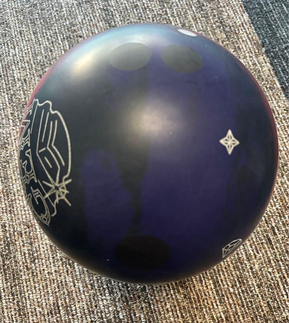 ボウリングボール　ストーム　パープルジェム　15P 5G未満　プラグ済