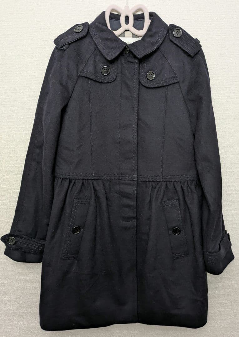専用　新品　Burberry チルドレン ウールカシミヤ フレアコート 10Y
