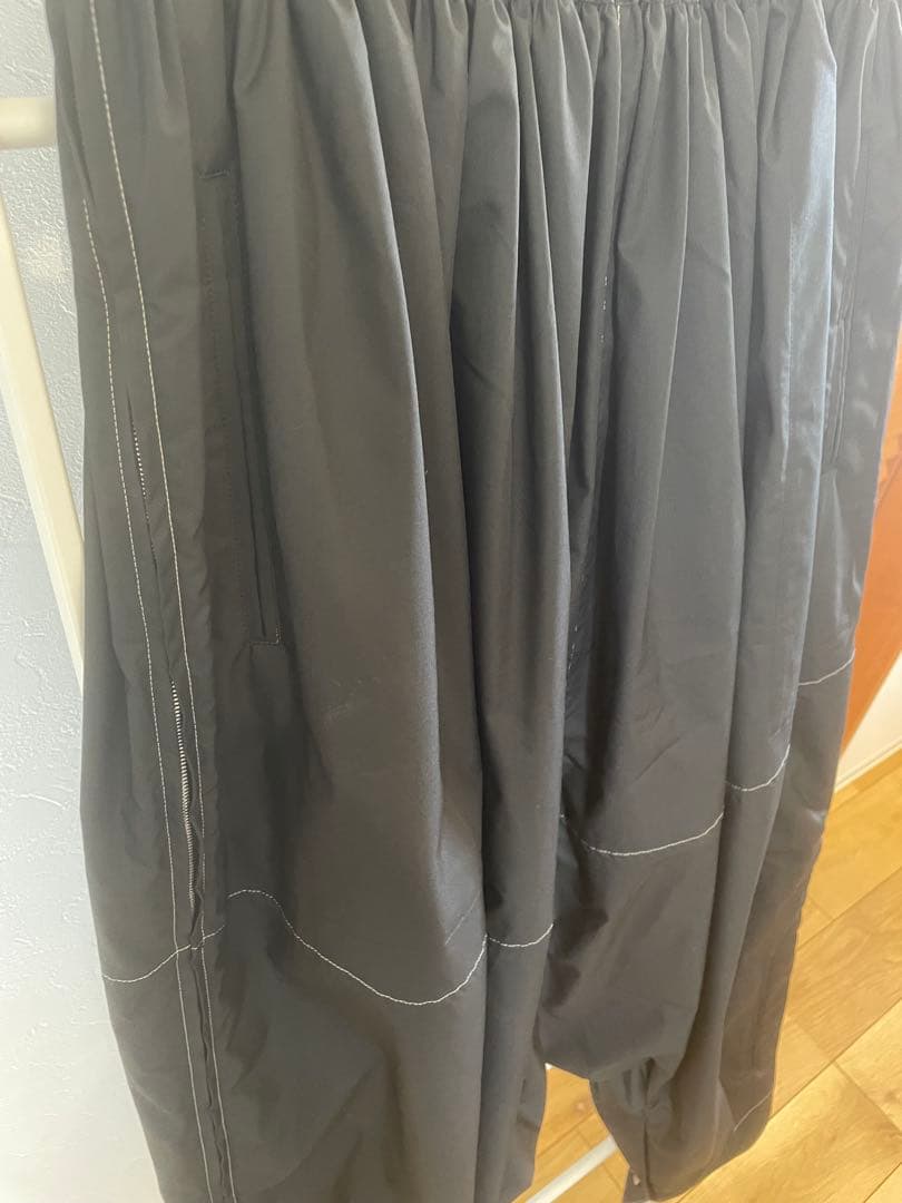 beautiful people ダブルエンドサルエルパンツ　BLACK