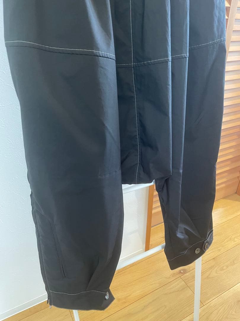 beautiful people ダブルエンドサルエルパンツ　BLACK