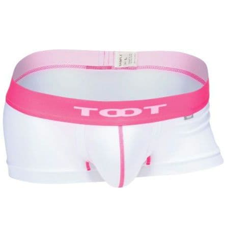 【新品/完売人気モデルTOOT】ネオンバンドホワイト　ナノボクサー　L