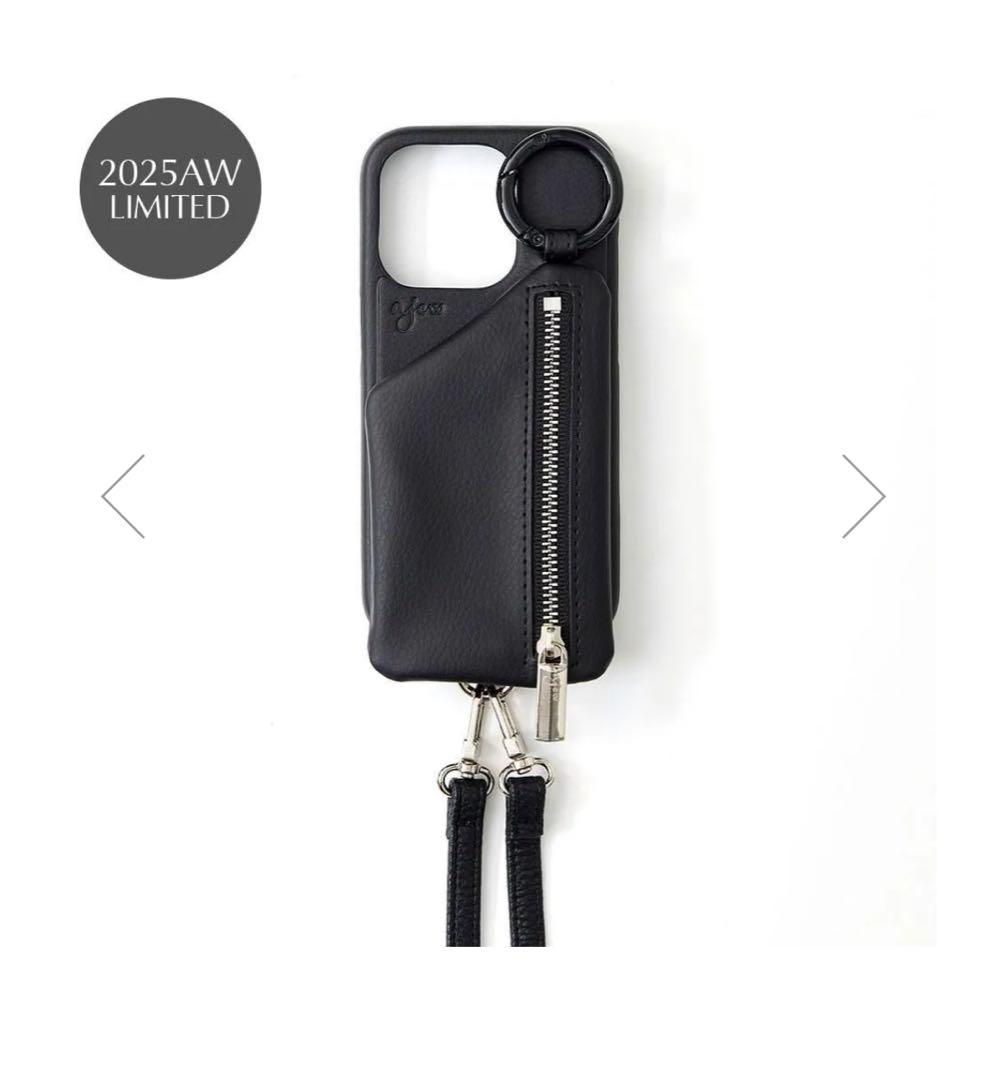 ajew エジュー　iPhone15ケース　ストラップ付