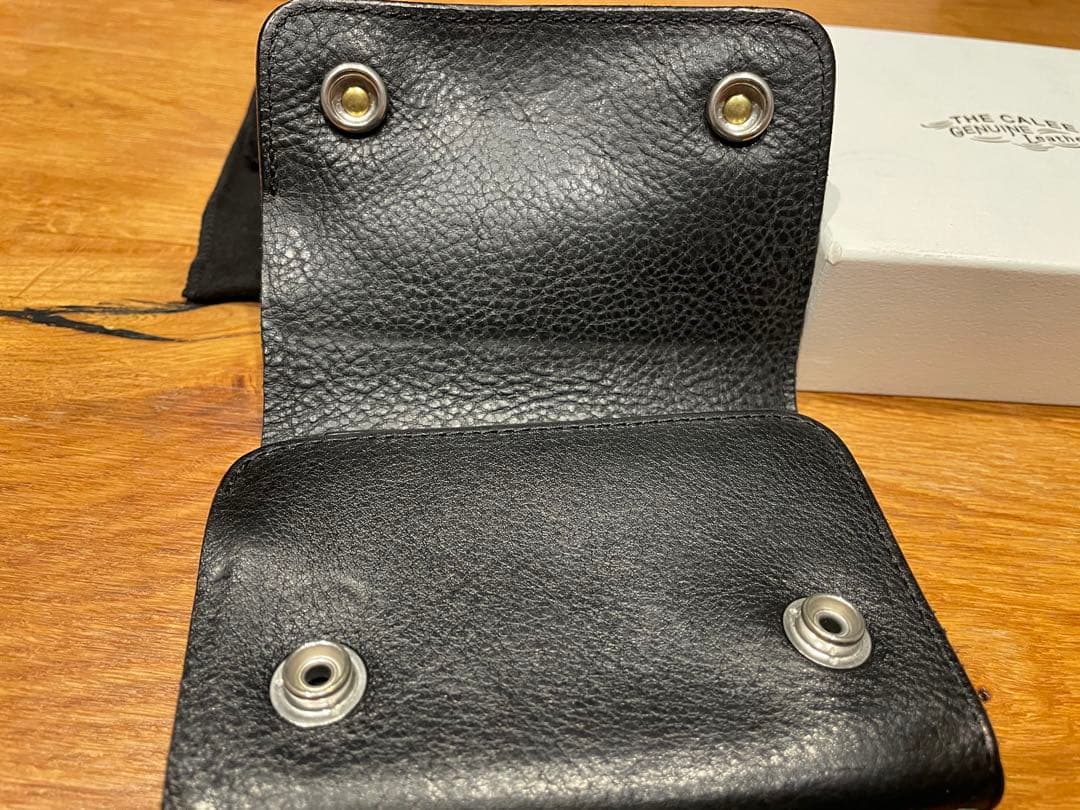 【ZOさん専用】CALEE 本革 三つ折り財布 スターボタン付き