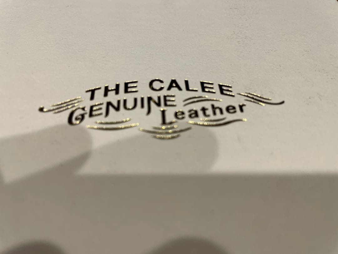 【ZOさん専用】CALEE 本革 三つ折り財布 スターボタン付き