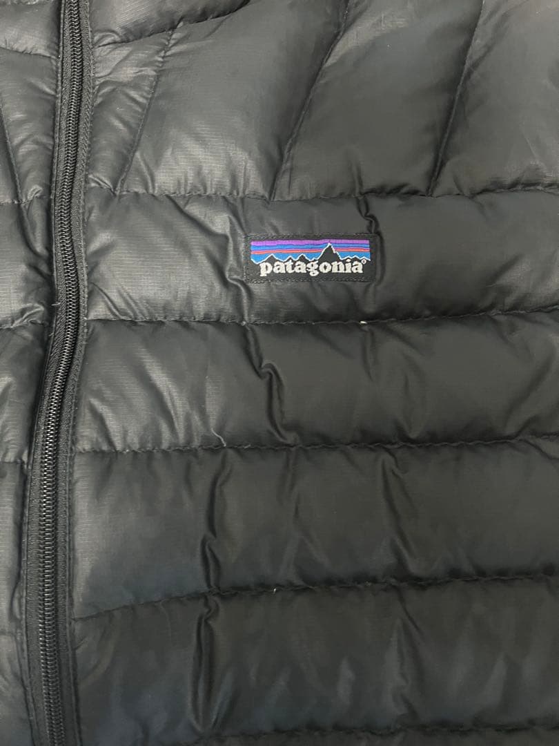 Patagonia メンズ ダウンセーター ベスト M 黒 パタゴニア ダウン