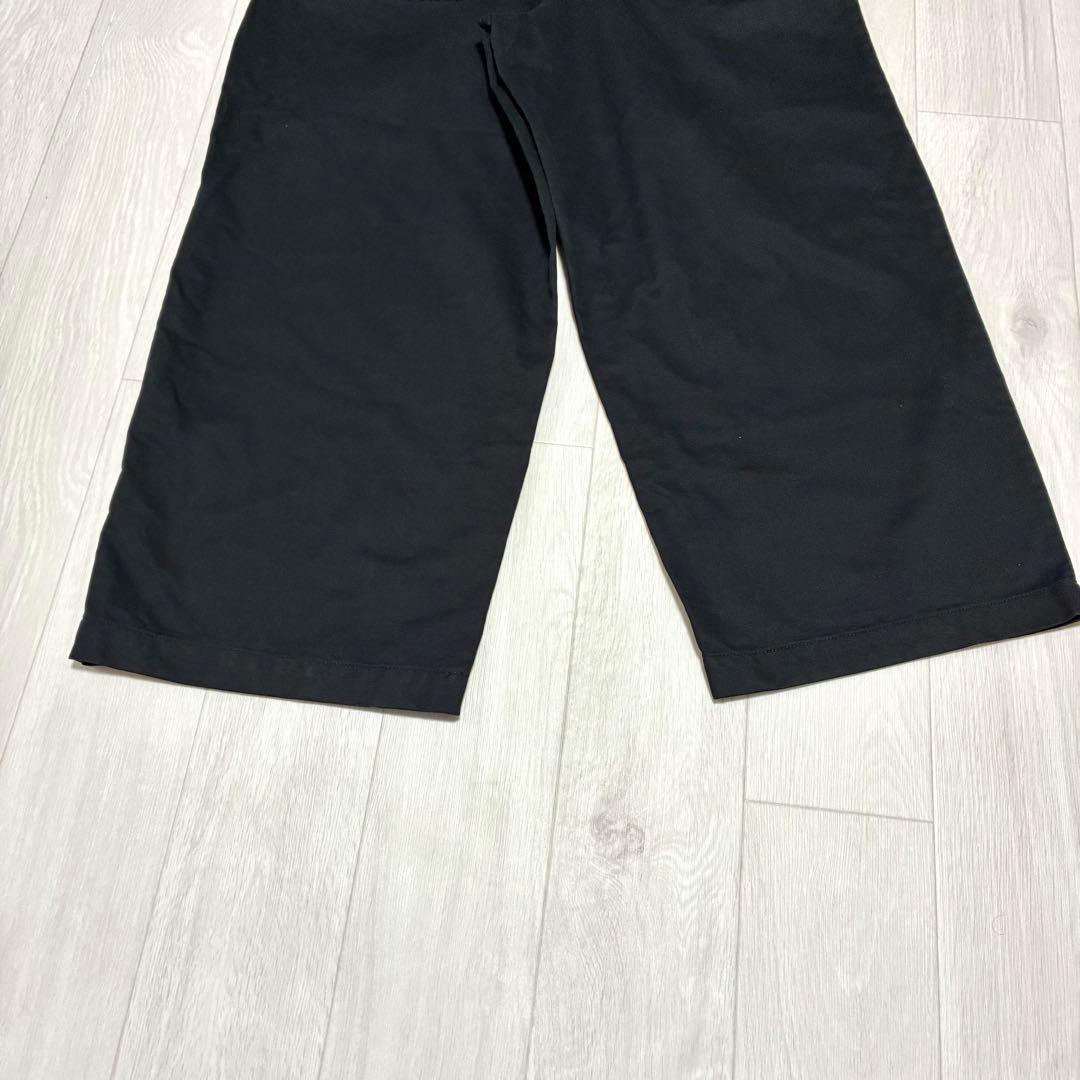 かぐれ バッククロスサロペット オーバーオール ブラック 銀ボタン フリーサイズ