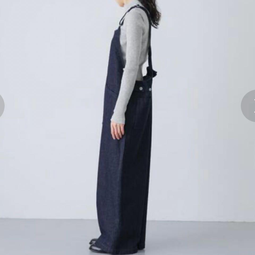 かぐれ バッククロスサロペット オーバーオール ブラック 銀ボタン フリーサイズ