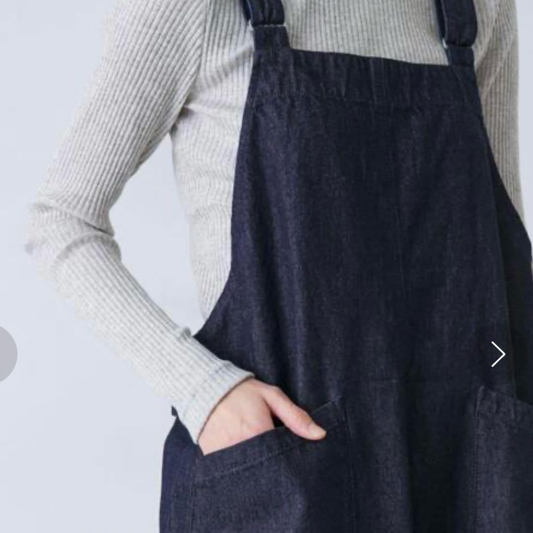 かぐれ バッククロスサロペット オーバーオール ブラック 銀ボタン フリーサイズ