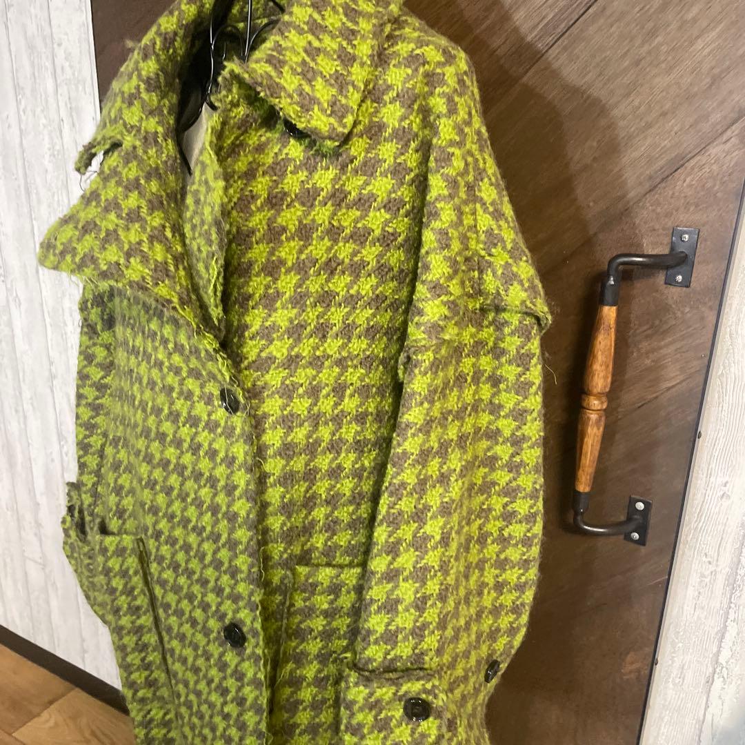 カットオフツイードオーバーコート【MAISON SPECIALメゾンスペシャル】