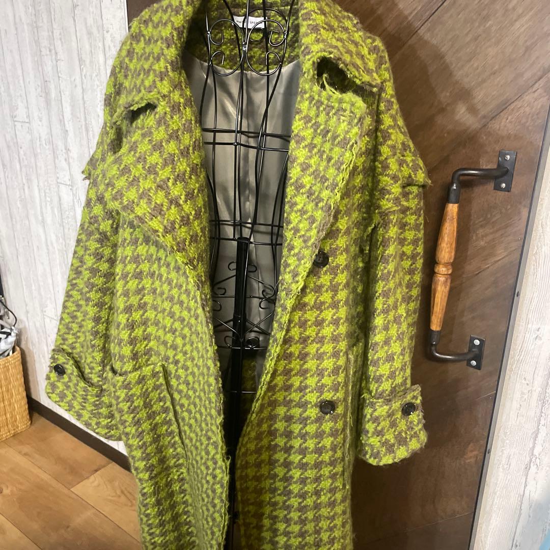 カットオフツイードオーバーコート【MAISON SPECIALメゾンスペシャル】