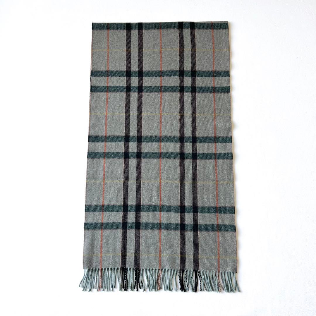 4960【美品】ジョンストンズ　中判ストール カシミヤ100％ アローズ別注