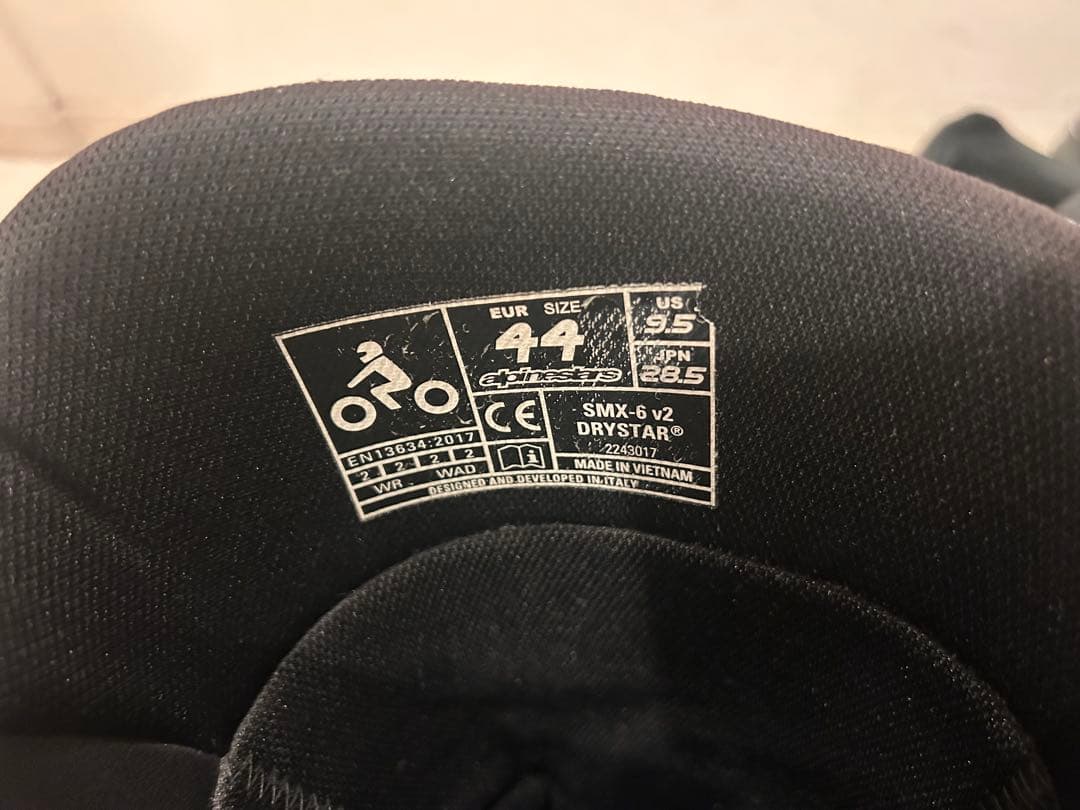 Alpinestars SMX-S バイクブーツ ブラック　28.5