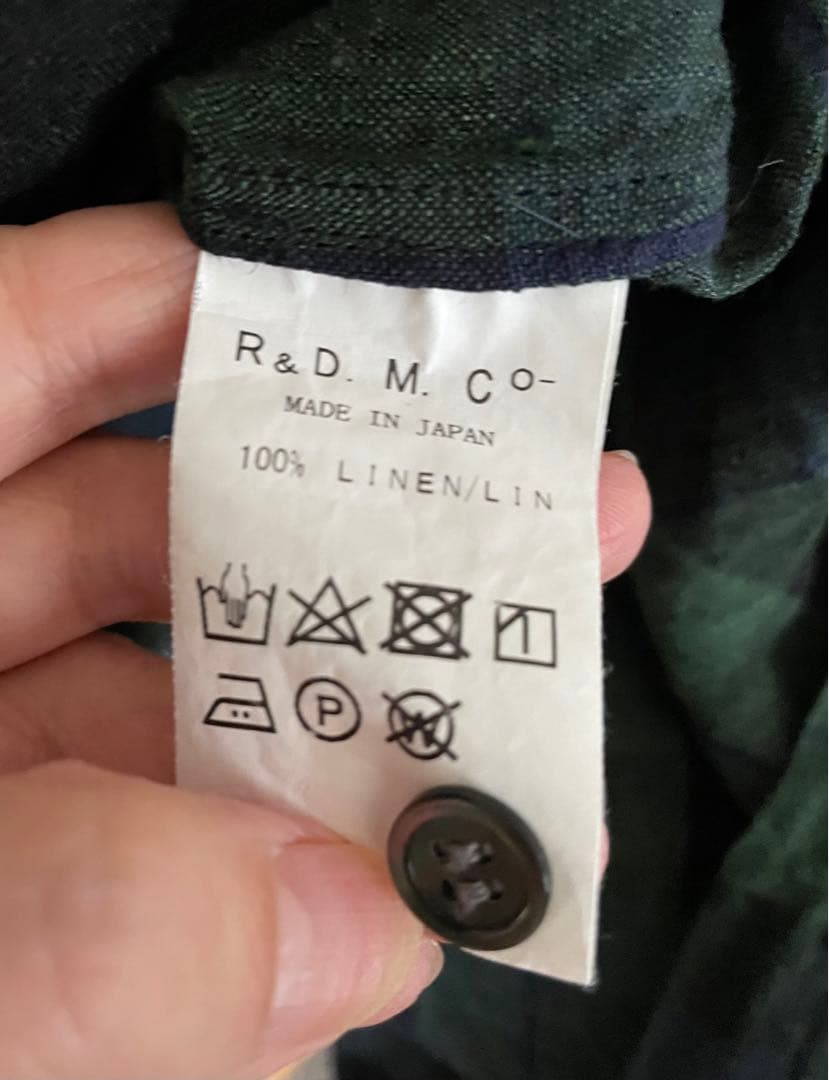 【R&D.M.Co- 】オールドマンズテーラーリネンワンピース