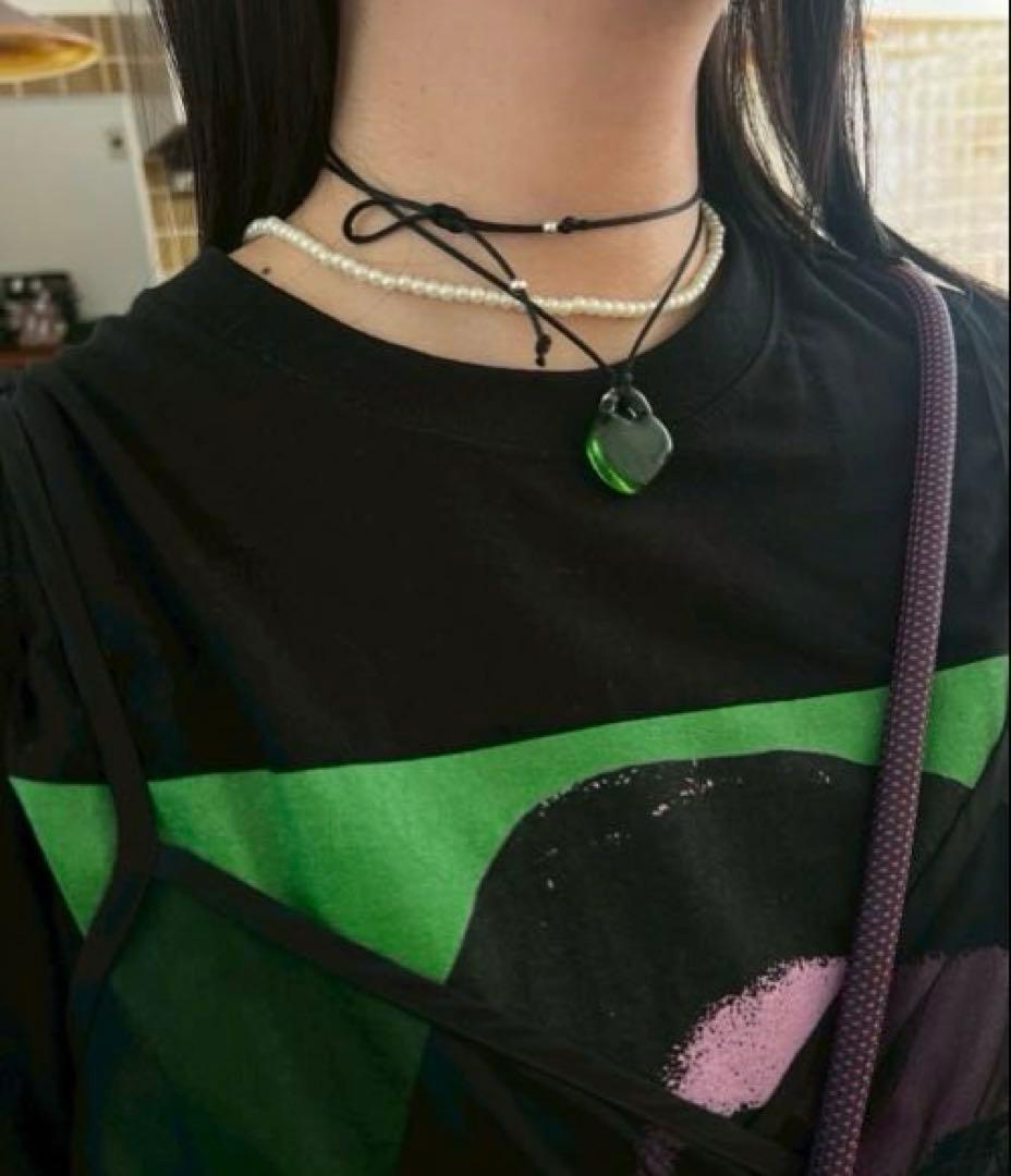 新品未使用 yurika akutsu ハートネックレス