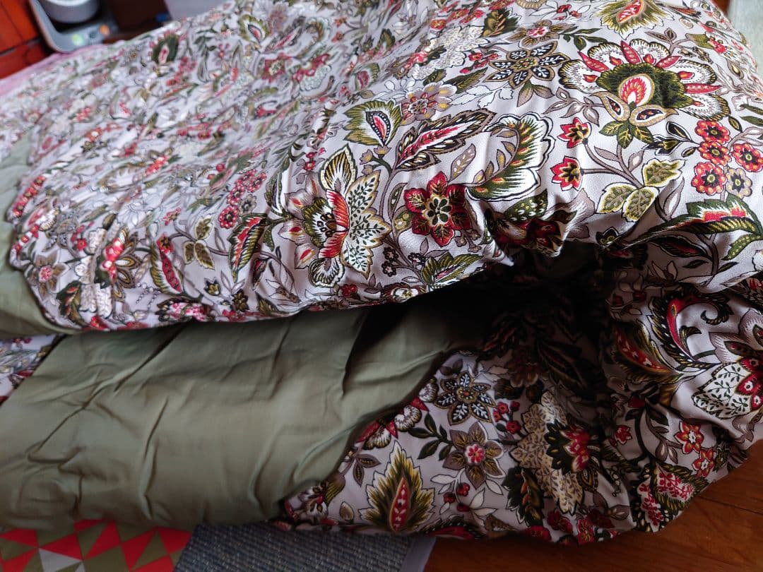 山甚物産　厚手こたつ掛け布団　220☓220 表裏地綿　新品未使用　キルティング