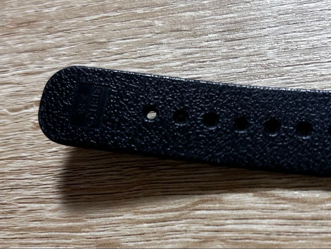 SEIKO セイコー　ダイバーズウォッチ ブラック ラバーベルト