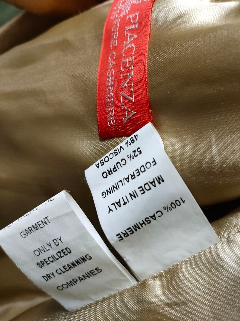 デルバDELBAイタリア製Cashmereカシミア100%コート